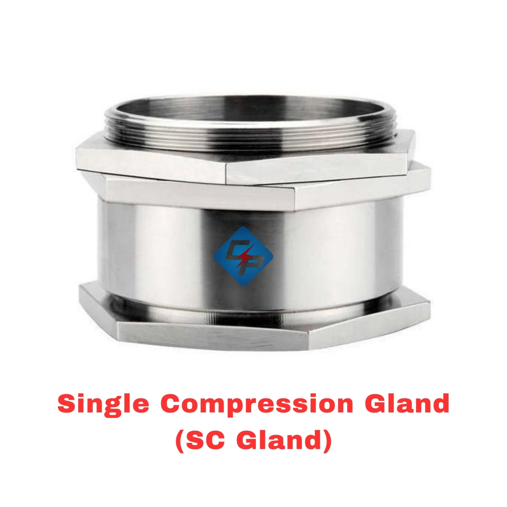 Representative brass cable gland